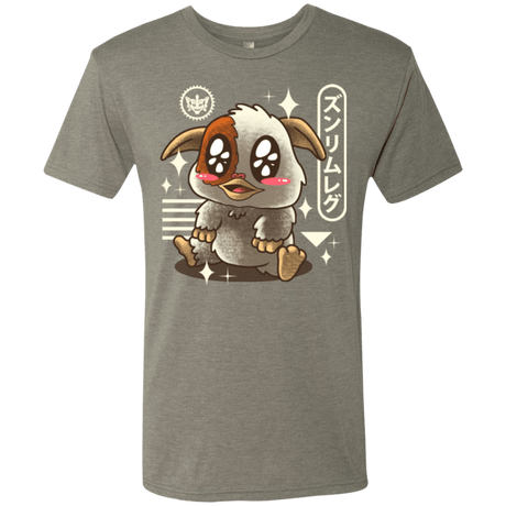 T-Shirts Venetian Grey / Small Kawaii Mogwai Men's Triblend T-Shirt