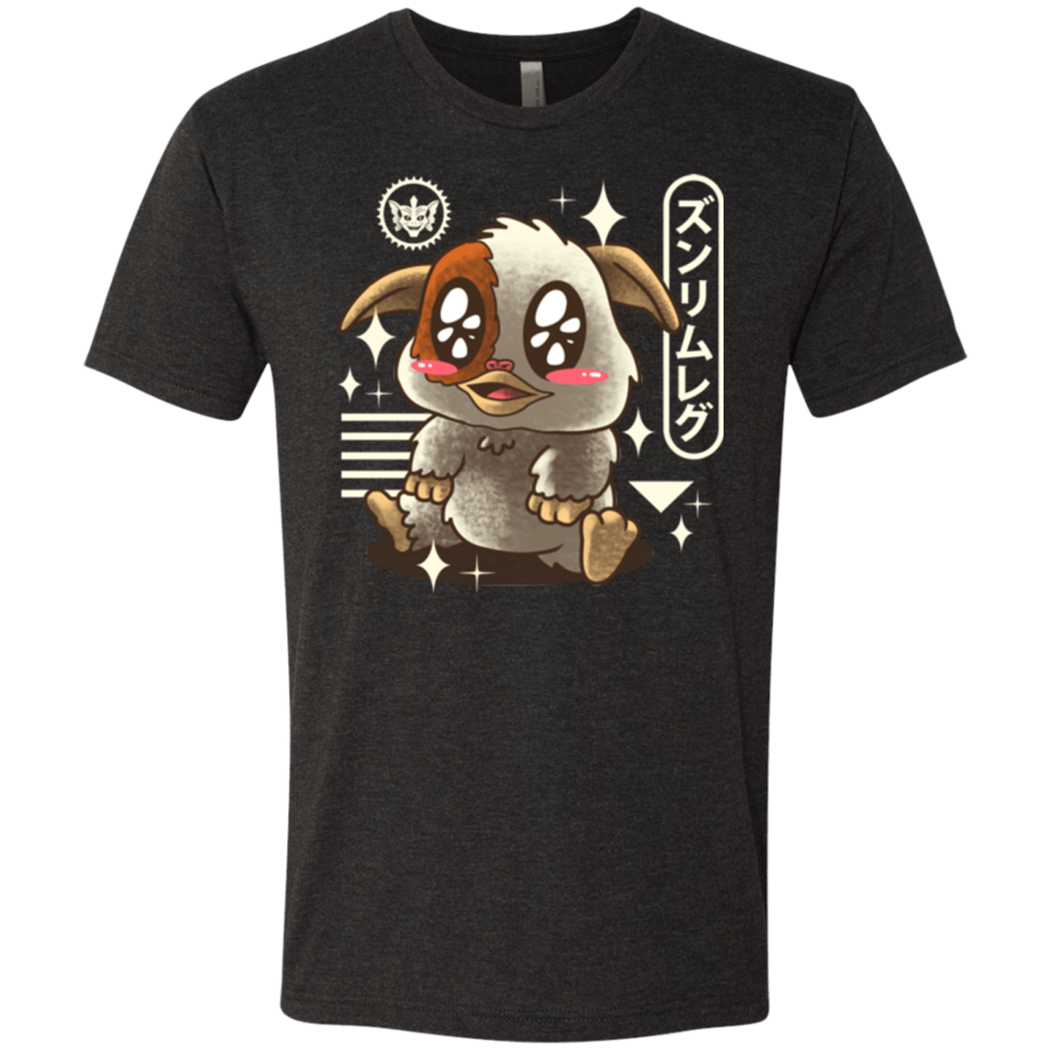 T-Shirts Vintage Black / Small Kawaii Mogwai Men's Triblend T-Shirt
