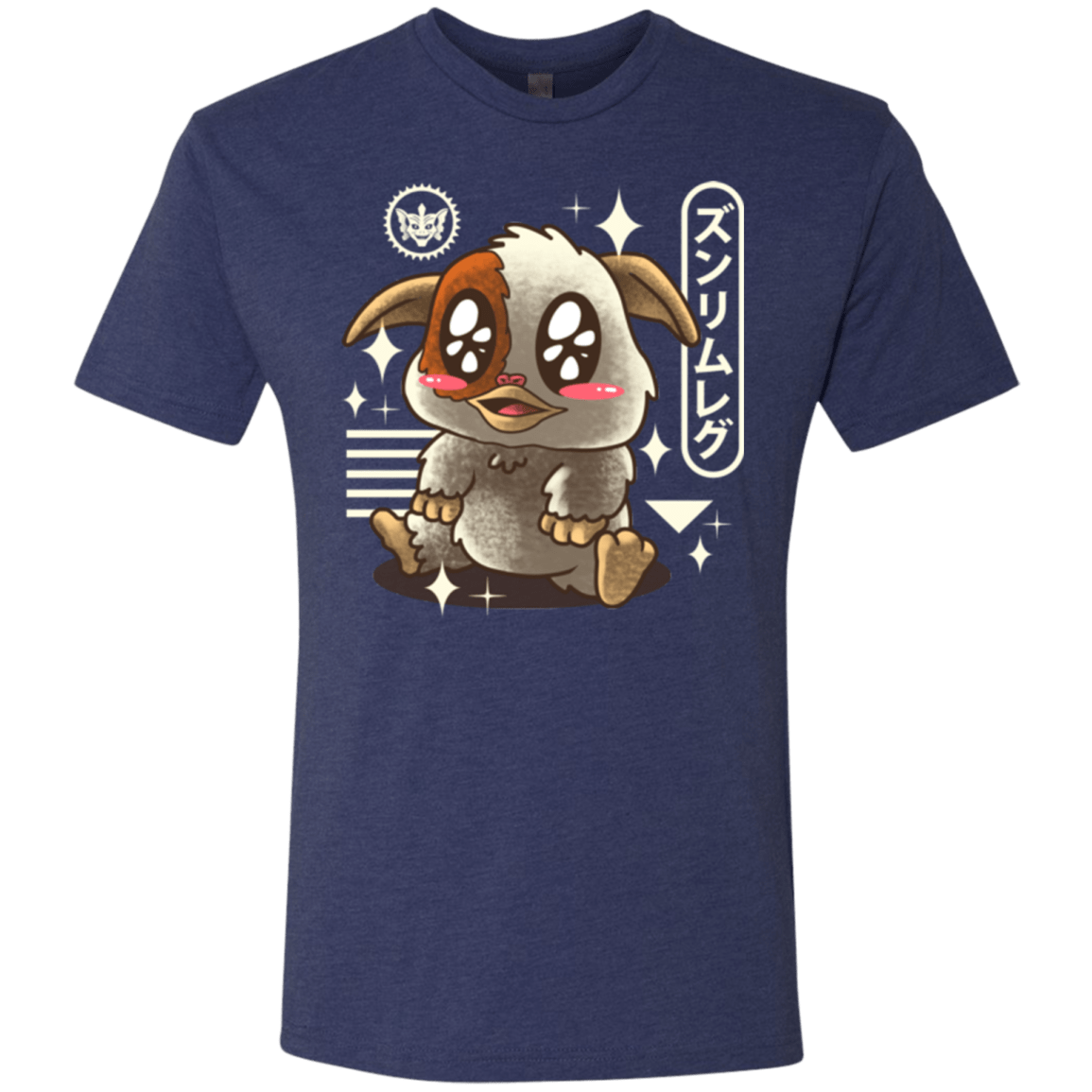 T-Shirts Vintage Navy / Small Kawaii Mogwai Men's Triblend T-Shirt