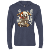 T-Shirts Vintage Navy / X-Small Kawaii Mogwai Triblend Long Sleeve Hoodie Tee