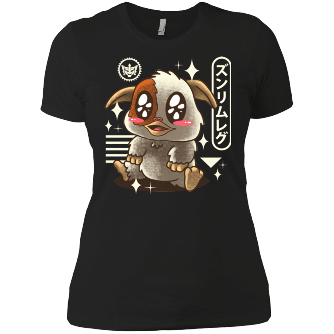 T-Shirts Black / X-Small Kawaii Mogwai Women's Premium T-Shirt