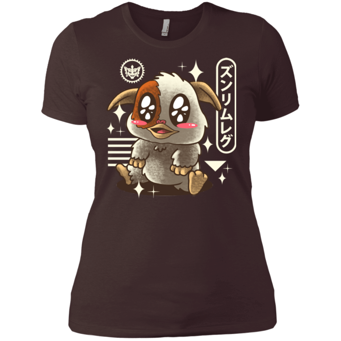T-Shirts Dark Chocolate / X-Small Kawaii Mogwai Women's Premium T-Shirt