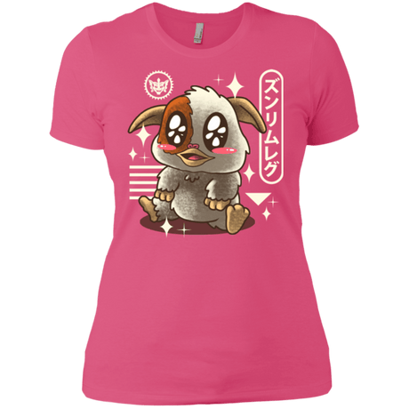 T-Shirts Hot Pink / X-Small Kawaii Mogwai Women's Premium T-Shirt
