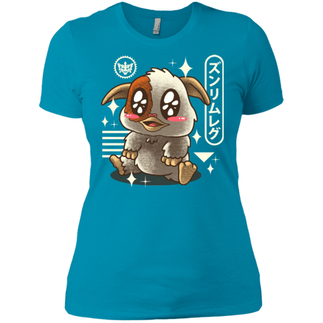 T-Shirts Turquoise / X-Small Kawaii Mogwai Women's Premium T-Shirt