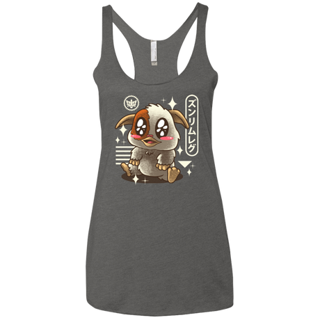 T-Shirts Premium Heather / X-Small Kawaii Mogwai Women's Triblend Racerback Tank