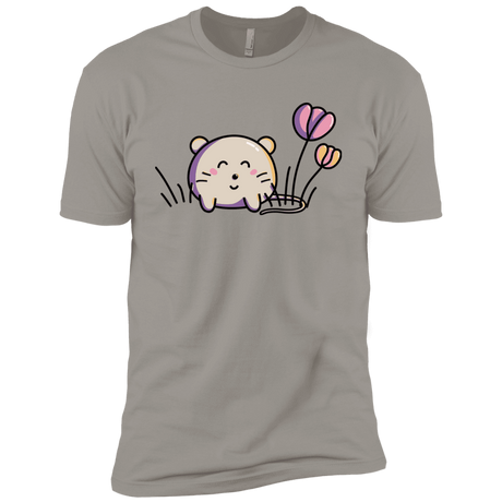 T-Shirts Light Grey / YXS Kawaii Mouse and Tulips Boys Premium T-Shirt