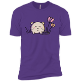 T-Shirts Purple Rush / YXS Kawaii Mouse and Tulips Boys Premium T-Shirt