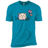 T-Shirts Turquoise / YXS Kawaii Mouse and Tulips Boys Premium T-Shirt