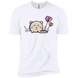 T-Shirts White / YXS Kawaii Mouse and Tulips Boys Premium T-Shirt