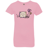 T-Shirts Light Pink / YXS Kawaii Mouse and Tulips Girls Premium T-Shirt