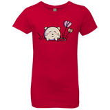 T-Shirts Red / YXS Kawaii Mouse and Tulips Girls Premium T-Shirt