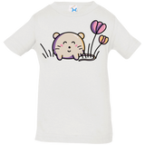 T-Shirts White / 6 Months Kawaii Mouse and Tulips Infant Premium T-Shirt