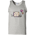 T-Shirts Ash / S Kawaii Mouse and Tulips Men's Tank Top