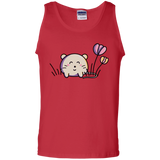 T-Shirts Red / S Kawaii Mouse and Tulips Men's Tank Top