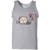 T-Shirts Sport Grey / S Kawaii Mouse and Tulips Men's Tank Top
