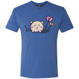 T-Shirts Vintage Royal / S Kawaii Mouse and Tulips Men's Triblend T-Shirt