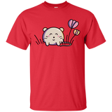 T-Shirts Red / S Kawaii Mouse and Tulips T-Shirt