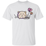 T-Shirts White / S Kawaii Mouse and Tulips T-Shirt