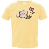 T-Shirts Butter / 2T Kawaii Mouse and Tulips Toddler Premium T-Shirt