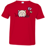 T-Shirts Red / 2T Kawaii Mouse and Tulips Toddler Premium T-Shirt