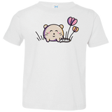 T-Shirts White / 2T Kawaii Mouse and Tulips Toddler Premium T-Shirt