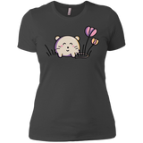 T-Shirts Heavy Metal / X-Small Kawaii Mouse and Tulips Women's Premium T-Shirt
