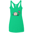 T-Shirts Envy / X-Small Kawaii Mouse and Tulips Women's Triblend Racerback Tank