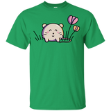 T-Shirts Irish Green / YXS Kawaii Mouse and Tulips Youth T-Shirt