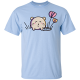 T-Shirts Light Blue / YXS Kawaii Mouse and Tulips Youth T-Shirt