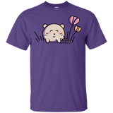 T-Shirts Purple / YXS Kawaii Mouse and Tulips Youth T-Shirt