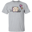 T-Shirts Sport Grey / YXS Kawaii Mouse and Tulips Youth T-Shirt