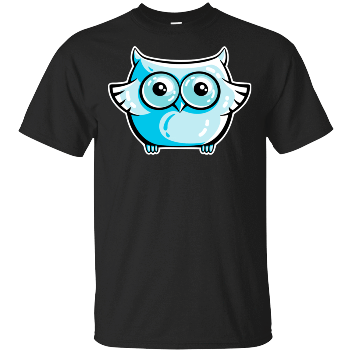 T-Shirts Black / S Kawaii Owl T-Shirt