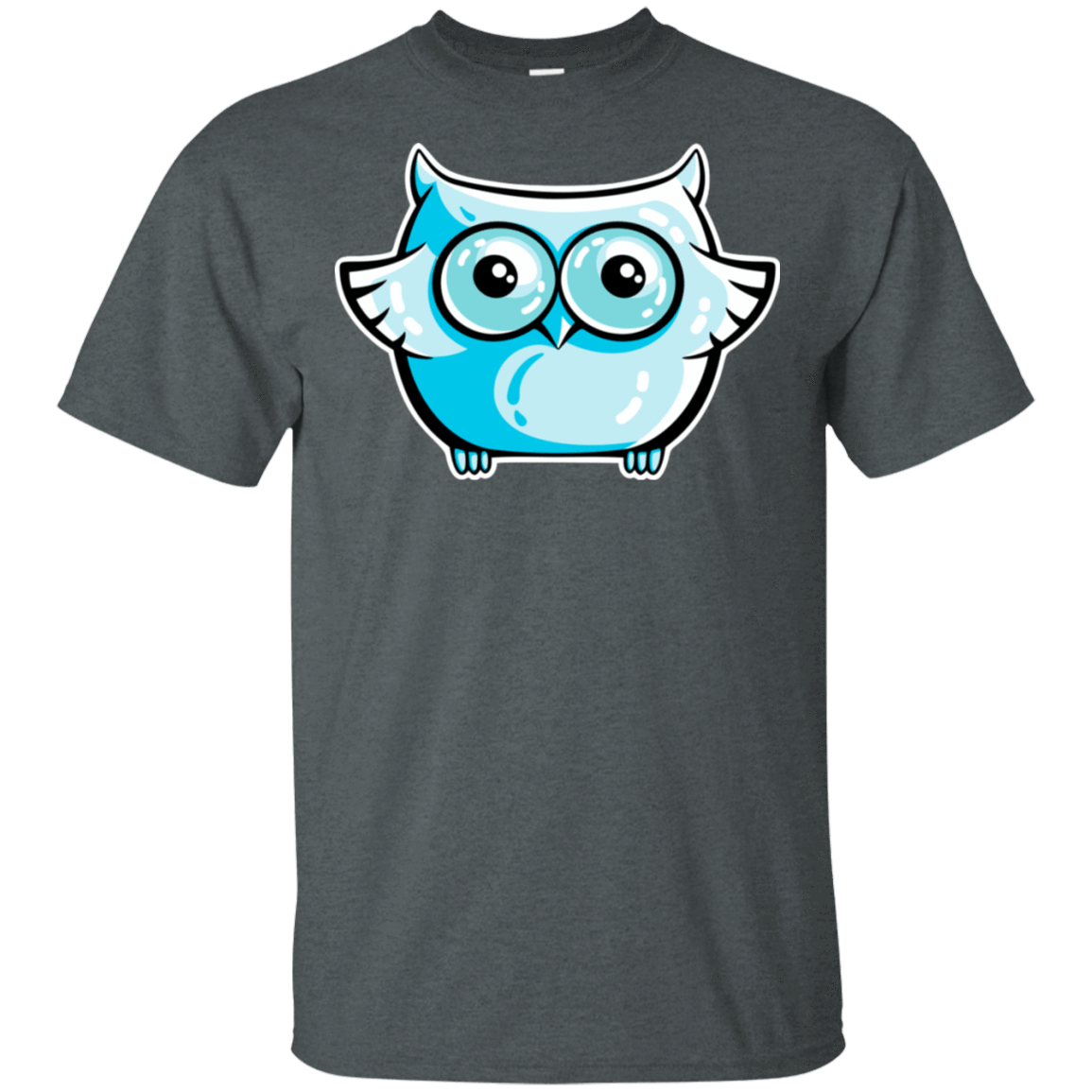 T-Shirts Dark Heather / S Kawaii Owl T-Shirt
