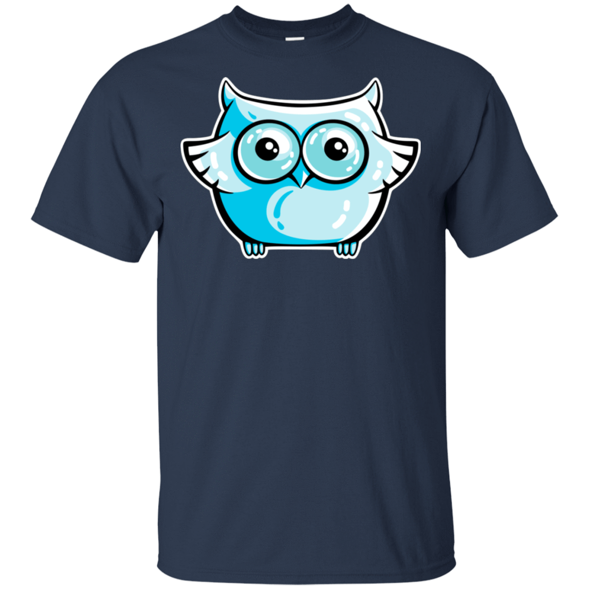 T-Shirts Navy / S Kawaii Owl T-Shirt