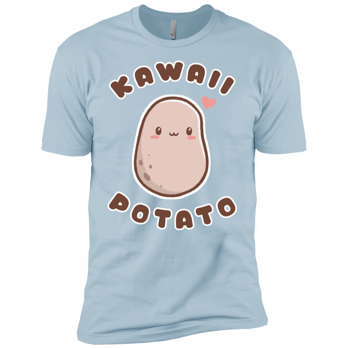 T-Shirts Light Blue / YXS Kawaii Potato Boys Premium T-Shirt