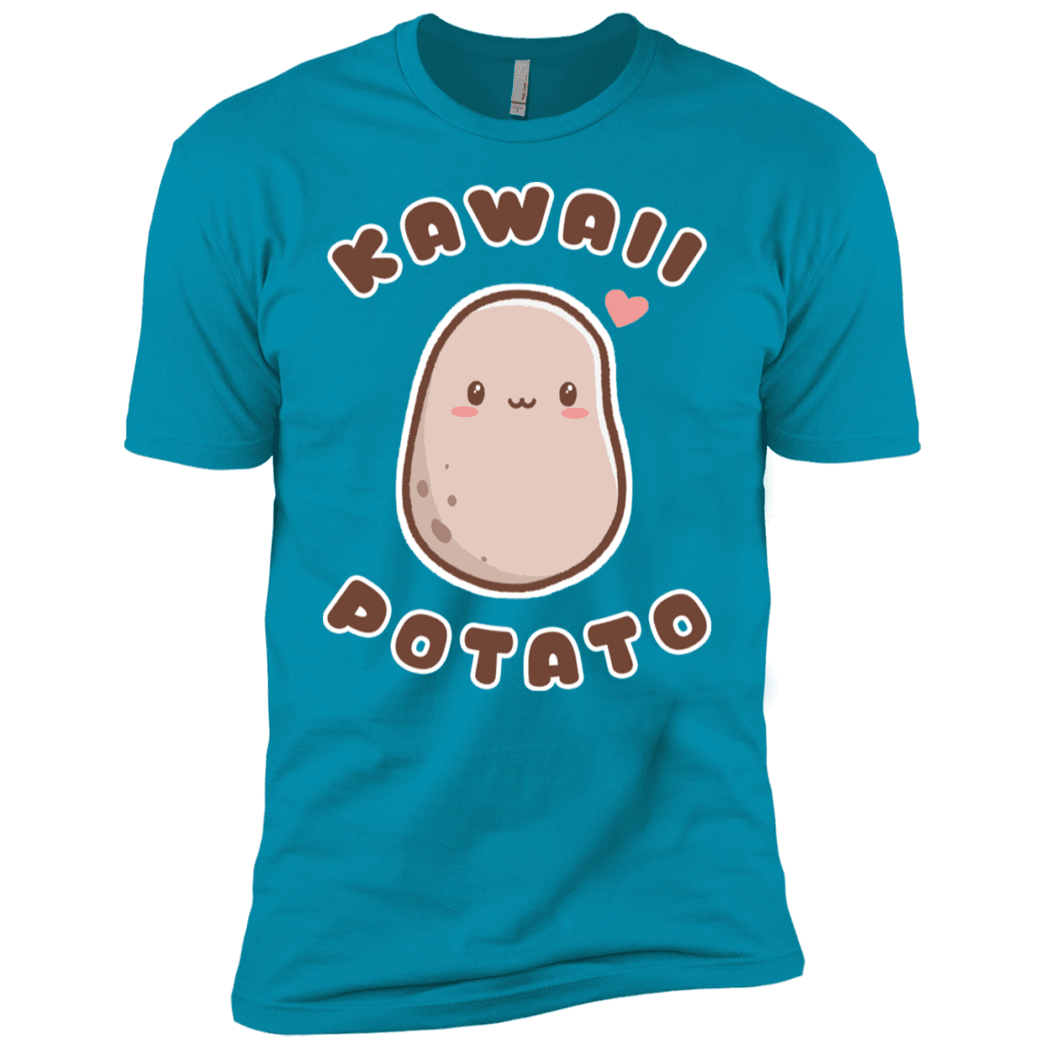 T-Shirts Turquoise / YXS Kawaii Potato Boys Premium T-Shirt