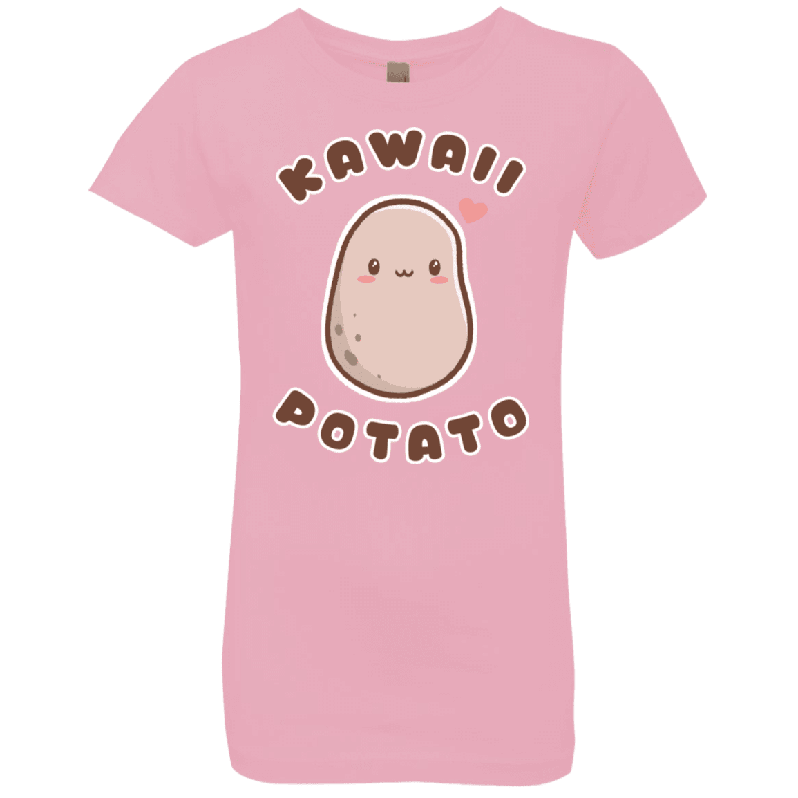 T-Shirts Light Pink / YXS Kawaii Potato Girls Premium T-Shirt
