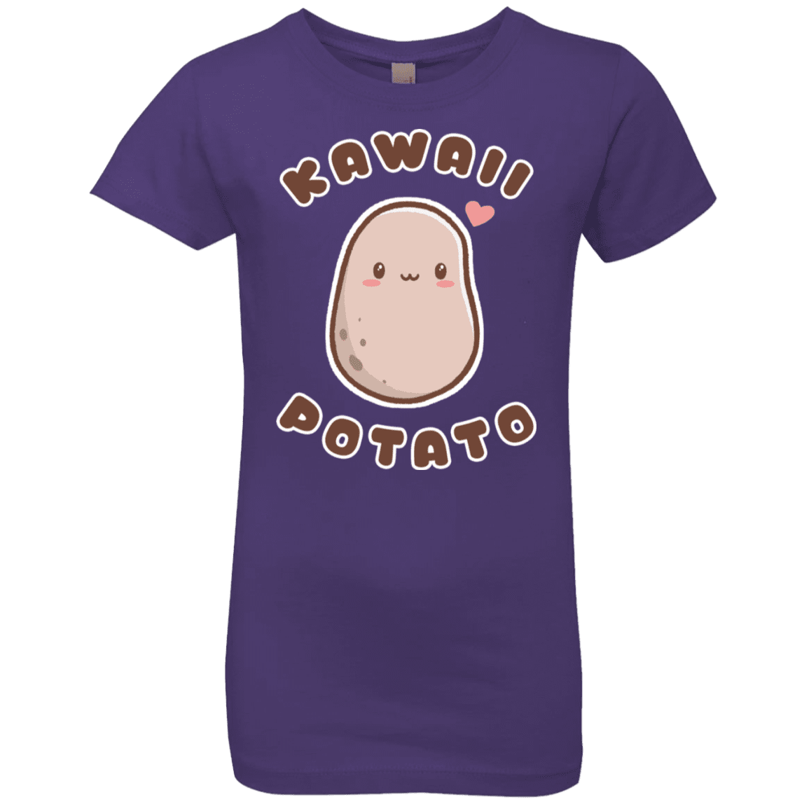 T-Shirts Purple Rush / YXS Kawaii Potato Girls Premium T-Shirt