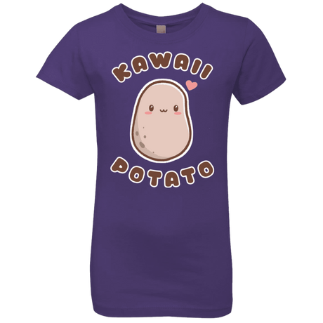 T-Shirts Purple Rush / YXS Kawaii Potato Girls Premium T-Shirt