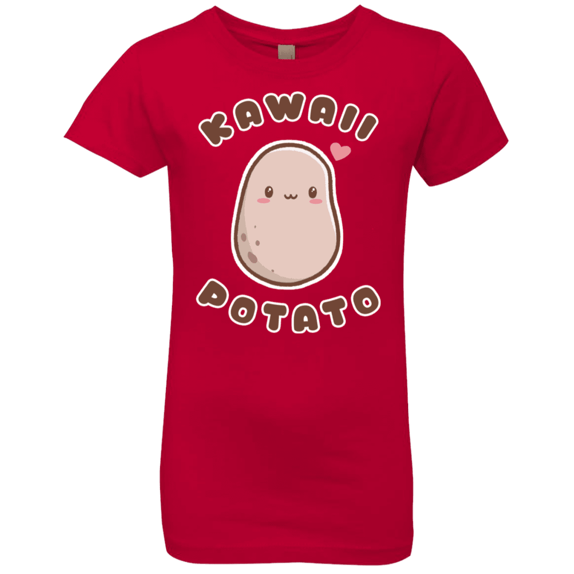 T-Shirts Red / YXS Kawaii Potato Girls Premium T-Shirt