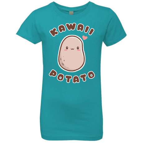 T-Shirts Tahiti Blue / YXS Kawaii Potato Girls Premium T-Shirt