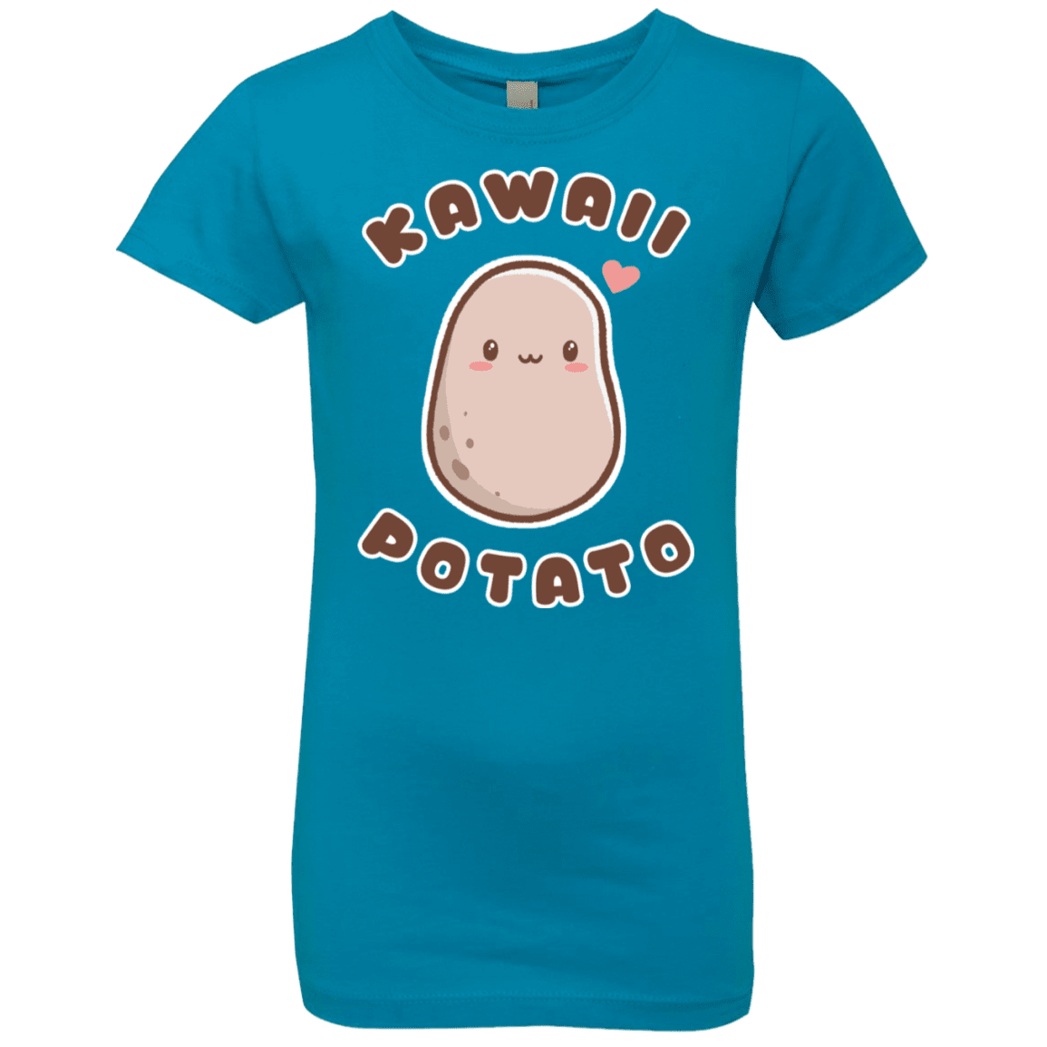 T-Shirts Turquoise / YXS Kawaii Potato Girls Premium T-Shirt