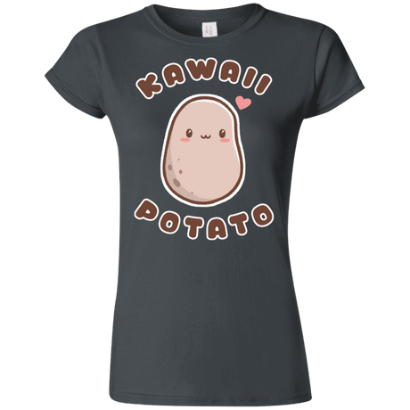 T-Shirts Charcoal / S Kawaii Potato Junior Slimmer-Fit T-Shirt