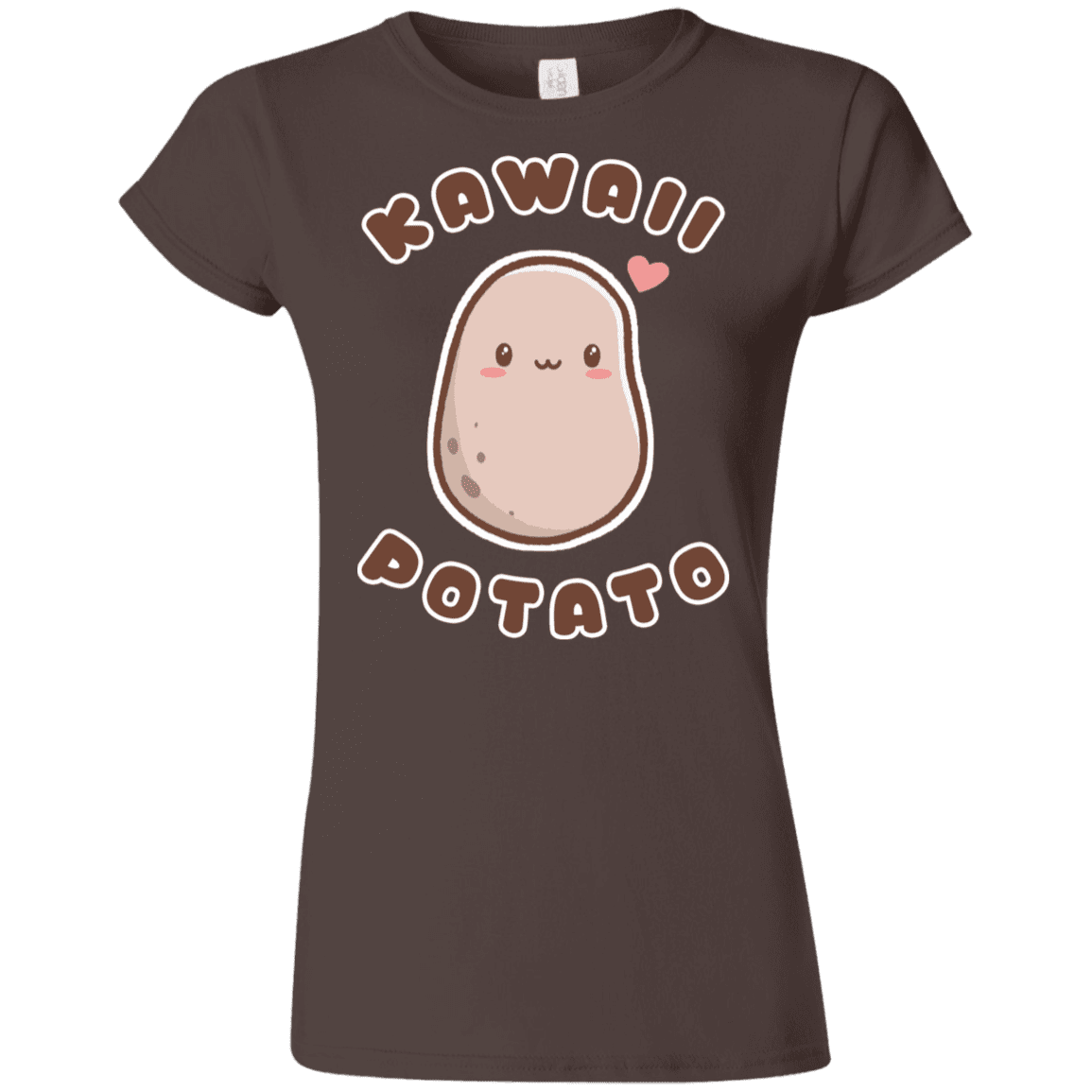 T-Shirts Dark Chocolate / S Kawaii Potato Junior Slimmer-Fit T-Shirt