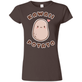 T-Shirts Dark Chocolate / S Kawaii Potato Junior Slimmer-Fit T-Shirt