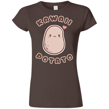 T-Shirts Dark Chocolate / S Kawaii Potato Junior Slimmer-Fit T-Shirt