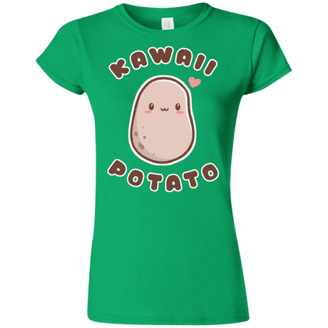 T-Shirts Irish Green / S Kawaii Potato Junior Slimmer-Fit T-Shirt
