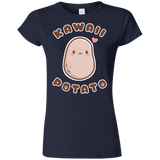 T-Shirts Navy / S Kawaii Potato Junior Slimmer-Fit T-Shirt