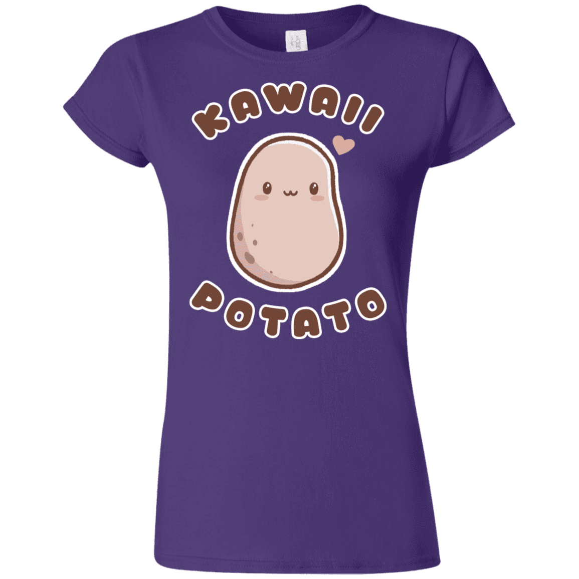 T-Shirts Purple / S Kawaii Potato Junior Slimmer-Fit T-Shirt