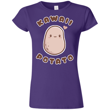 T-Shirts Purple / S Kawaii Potato Junior Slimmer-Fit T-Shirt